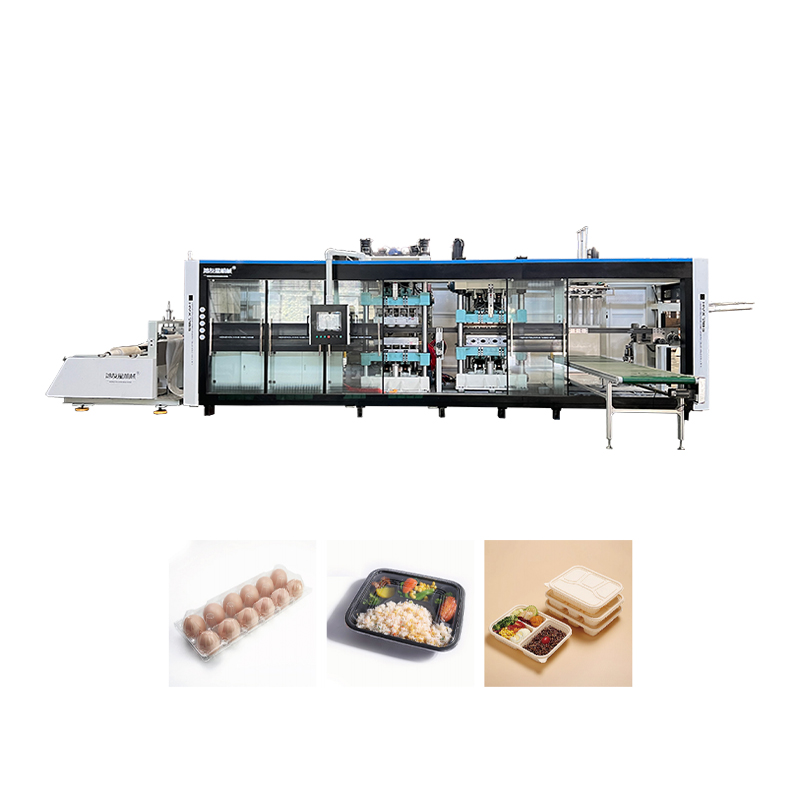 HYX-7185 ความดันบวกและลบโดยอัตโนมัติ 3 สถานีเครื่อง Thermoforming