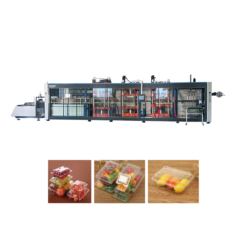 Hyx 7185-4 เต็มระบบ 4 สถานีเครื่อง Thermoforming
